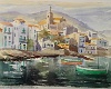 Spanien Cadaqués Blick vom Wasser Hans Möller 1952 Aquarell : Hans Möller, 1952, Aquarell, Reisen Südeuropa, Spanien, Cadaqués Blick vom Wasser, Cadaqués Spanien, Reise1 Ulla, Kay Möller / Annelies Möller, Weitere Infos unter : http://www.maler-hans-moeller.de, mailto:info@maler-hans-moeller.de